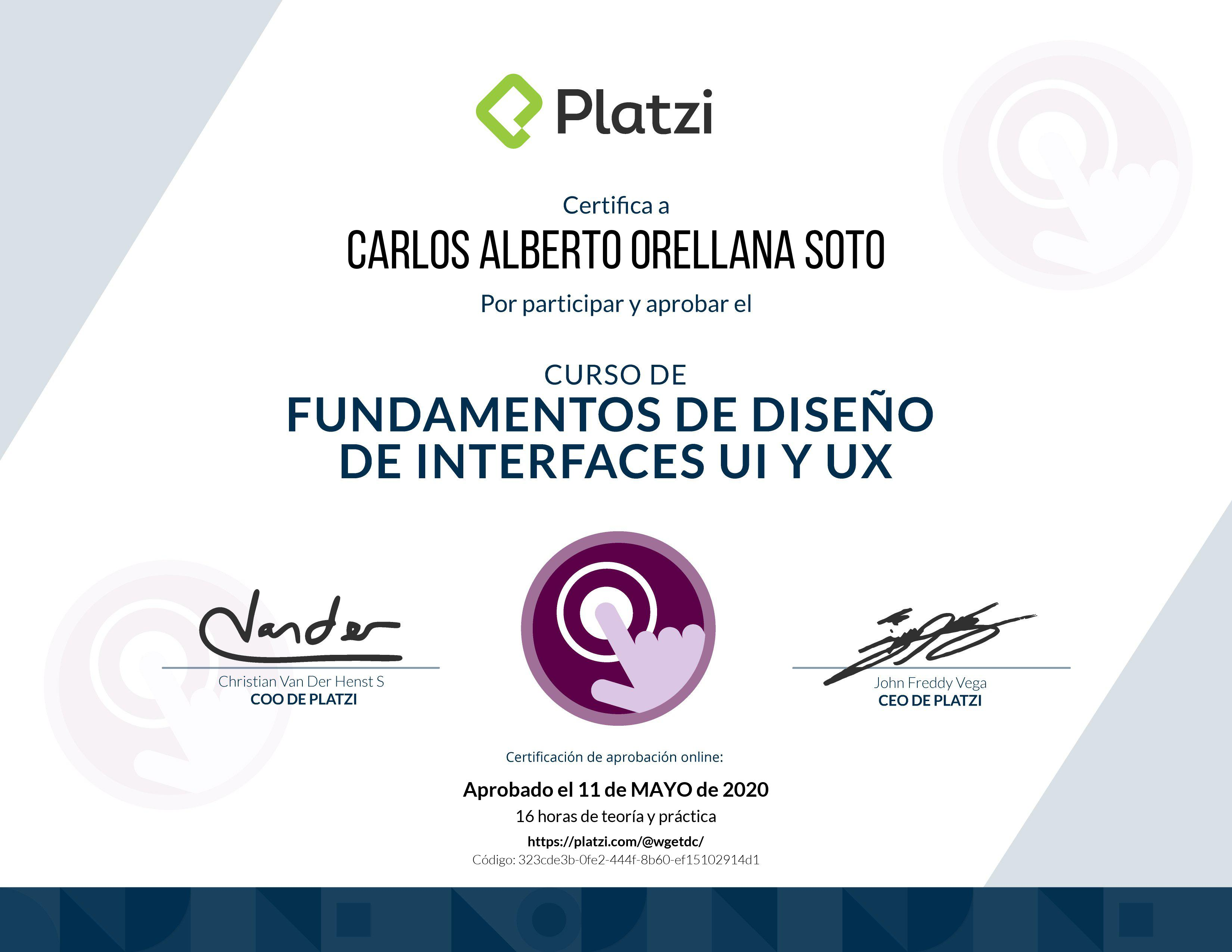 Fundamentos de Diseño de Interfaces UI y UX